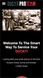 Mobile Screenshot of ducatiproteam.co.uk